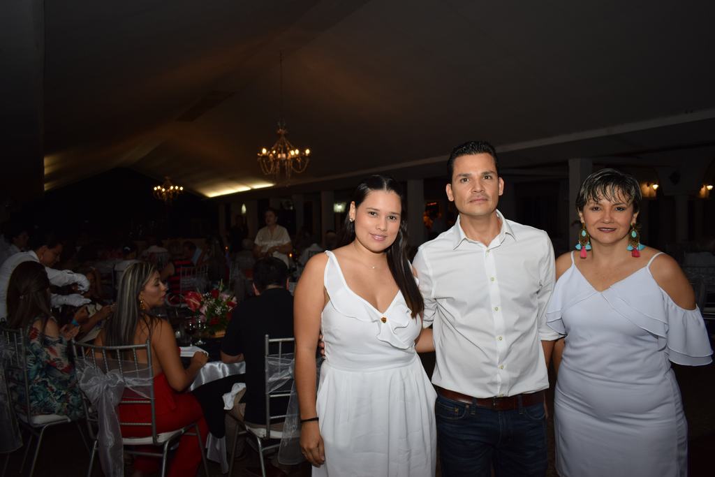 Kerly Johana Facundo, Miguel Ángel Rodríguez y Carmenza Góngora.